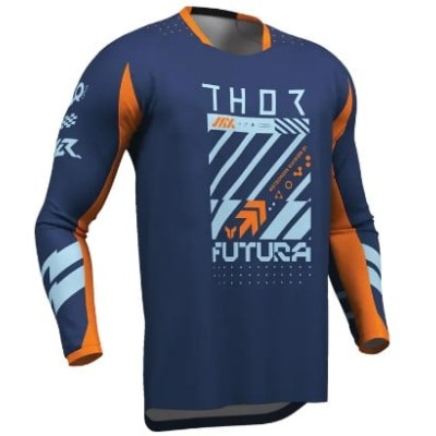 Μπλούζα motocross THOR LAUNCHMODE FUTURA NV/ORG