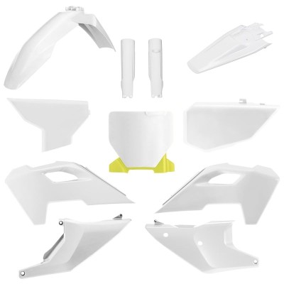 Κιτ πλαστικών POLISPORT Full Kit HUSQVARNA FC/TC 23-24 white
