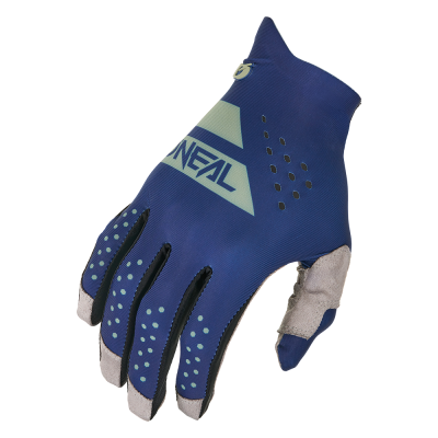 Γάντια μηχανής motocross O'NEAL PIN IT SLIP ON BLUE/GREEN