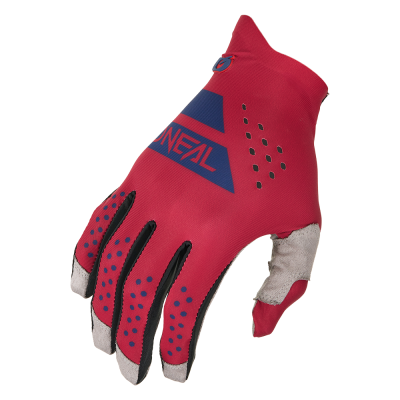 Γάντια μηχανής motocross O'NEAL PIN IT SLIP ON RED/BLUE