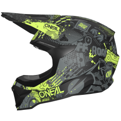 Παιδικό κράνος motocross O'NEAL 1SERIES VIBRANT BLACK/NEON YELLOW