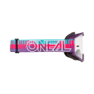 Μάσκα μηχανής motocross O'NEAL B-10 STRIPED PINK/PURPLE - CLEAR Μάσκα μηχανής motocross O'NEAL B-10 STRIPED PINK/PURPLE - CLEAR thumb