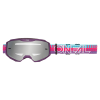 Μάσκα μηχανής motocross O'NEAL B-10 STRIPED PINK/PURPLE - SILVER MIRROR