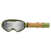 Μάσκα μηχανής motocross O'NEAL B-10 STRIPED GREEN/ORANGE - SILVER MIRROR thumb