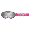 Παιδική μάσκα motocross O'NEAL B-10 STRIPED PINK/PURPLE - SILVER MIRROR thumb