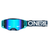 Μάσκα μηχανής motocross O'NEAL B-33 HEXA BLUE - RADIUM BLUE