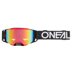 Μάσκα μηχανής motocross O'NEAL B-33 HEXA BLACK/RED - RADIUM RED V.26