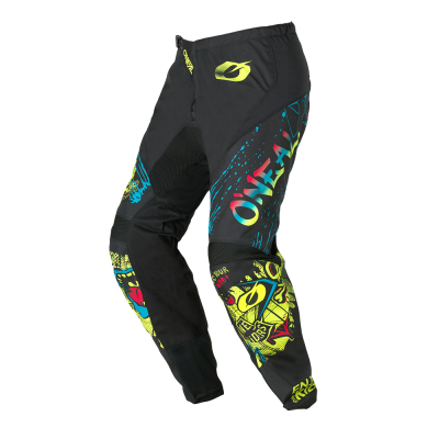 Παιδικό παντελόνι motocross O'NEAL ELEMENT RANCID BLACK/NEON YELLOW