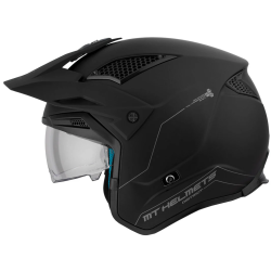 Κράνος μηχανής MT DISTRICT SV S SOLID A1 BLACK MATT Κράνος μηχανής MT DISTRICT SV S SOLID A1 BLACK MATT