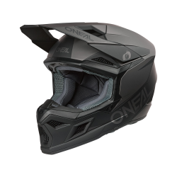 Κράνος motocross O'NEAL 3SERIES SOLID BLACK/GRAY V.26