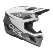 Κράνος motocross O'NEAL 3SERIES SOLID WHITE/BLACK thumb