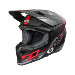 Κράνος motocross O'NEAL 3SERIES HAZE BLACK/GRAY/RED V.26