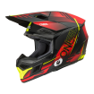 Κράνος motocross O'NEAL 3SERIES HAZE BLACK/RED/NEON YELLOW  V.26 thumb