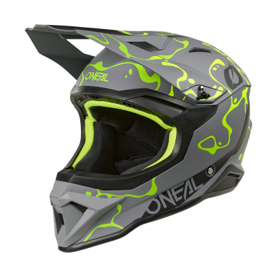 Κράνος motocross O'NEAL 1SERIES SPLASH GRAY/NEON YELLOW V.26