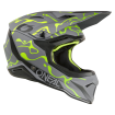Κράνος motocross O'NEAL 1SERIES SPLASH GRAY/NEON YELLOW V.26 thumb