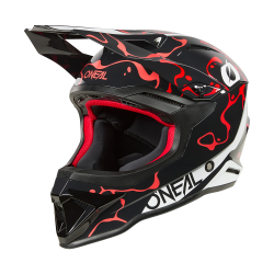 Κράνος  motocross O'NEAL 1SERIES SPLASH BLACK/RED V.26