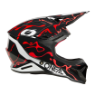 Κράνος  motocross O'NEAL 1SERIES SPLASH BLACK/RED V.26 thumb