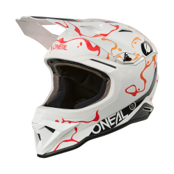 Κράνος motocross O'NEAL 1SERIES SPLASH WHITE/ORANGE V.26