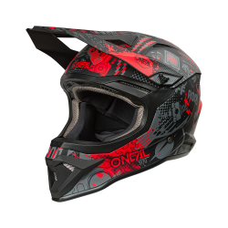 Κράνος motocross O'NEAL 1SERIES VIBRANT BLACK/RED V.26