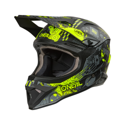 Κράνος motocross O'NEAL 1SERIES VIBRANT BLACK/NEON YELLOW V.26