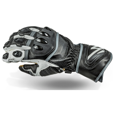 Γάντια μηχανής Lindstrands Bergby Black/White