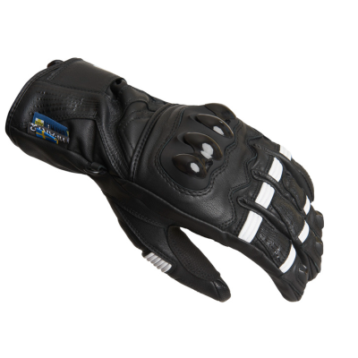 Γάντια μηχανής Lindstrands Backa Black/white