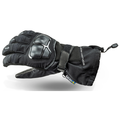 Γάντια μηχανής Lindstrands Hede Black