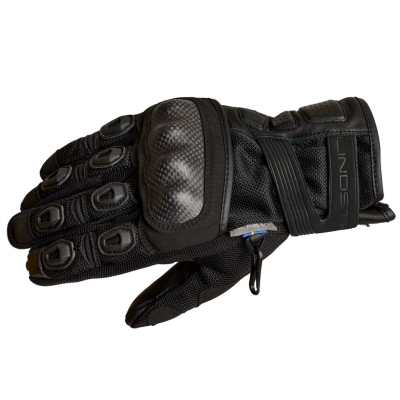 Γάντια μηχανής Lindstrands Siljan Black