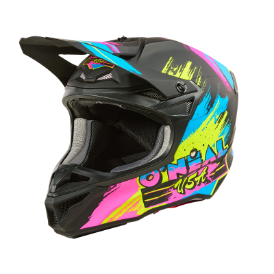 Κράνος motocross 5SERIES POLYACRYLITE RESEDA BLACK/NEON V.26