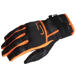Γάντια μηχανής Lindstrands Nyhusen Black/orange Γάντια μηχανής Lindstrands Nyhusen Black/orange