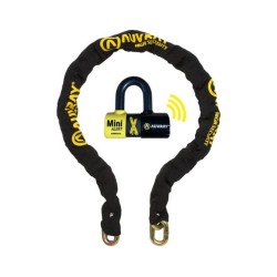 Αντικλεπτική αλυσίδα μοτοσυκλέτας με κλειδαριά AUVRAY Chaine Xtrem Mini Alert 100