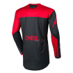 Μπλούζα motocross O`NEAL ELEMENT RACEWEAR BLACK/RED V.26 thumb