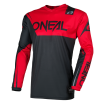 Μπλούζα motocross O`NEAL ELEMENT RACEWEAR BLACK/RED V.26 thumb