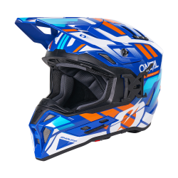 Κράνος motocross O'NEAL EX-SRS DUST BLUE/ORANGE V.26