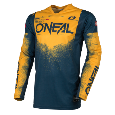 Μπλούζα motocross O'NEAL HARDWEAR SWIPE NAVY BLUE/TANGERINE