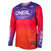 Μπλούζα motocross O'NEAL MAYHEM HEXX ORANGE/PURPLE