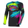 Μπλούζα motocross O'NEAL MAYHEM RESEDA BLACK/NEON YELLOW V.26