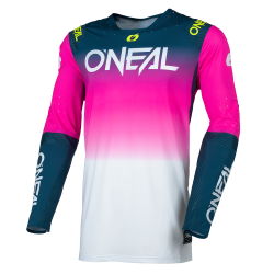 Μπλούζα motocross O'NEAL PRODIGY FIVE FIVE NAVY BLUE/WHITE/PINK V.26