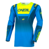 Μπλούζα motocross O'NEAL PRODIGY FIVE FIVE BLUE/NEON YELLOW V.26