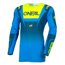 Μπλούζα motocross O'NEAL PRODIGY FIVE FIVE BLUE/NEON YELLOW V.26