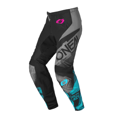 Γυναικείο παντελόνι motocross O’NEAL ELEMENT ROLLER BLACK/CYAN