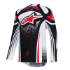 Μπλούζα motocross Alpinestars TECHSTAR NOMUR BLACK/WHITE/RED