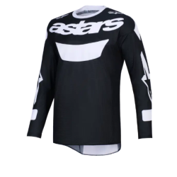 Μπλούζα motocross Alpinestars RACER AIR RIWAY BLACK/WHITE