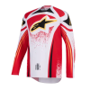Μπλούζα motocross Alpinestars TECHSTAR NOMUR GRAY/RED/BLACK