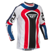 Μπλούζα motocross FLY RACING Lite Glory Special Edition - Red/White/Blue thumb