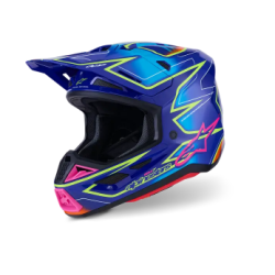 Κράνος μηχανής ALPINESTARS SM7 CAST BLUE/YELLOW/PINK