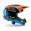 Κράνος motocross ALPINESTARS SM3 FRAY BLACK/ORANGE/YELLOW thumb