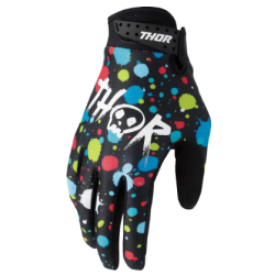 Γάντια μηχανής motocross LAUNCHMODE SPLAT BLACK