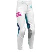 Γυναικείο παντελόνι motocross THOR WMN LAUNCHMODE BLEACH WHT/AQ thumb