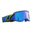 Μάσκα motocross ALPINESTARS VISION 5 CORP BLUE/YELLOW MIRROR BLUE thumb